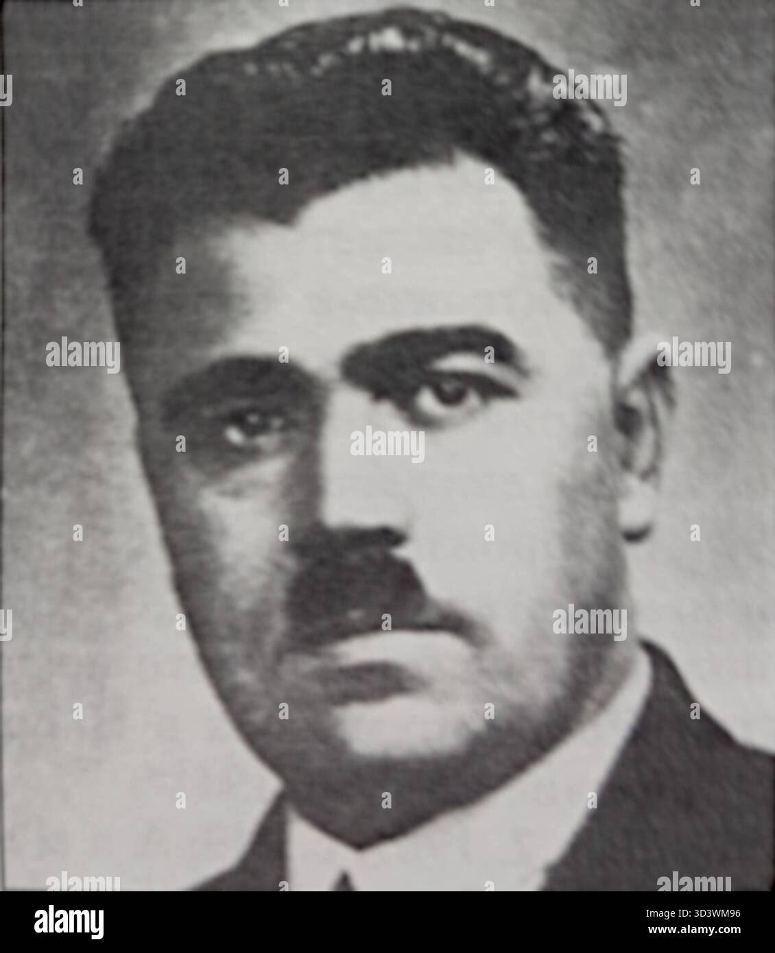 Nikola Zahariev (1898–1945) war ein bulgarischer Offizier, der für seine Arbeit während des Zweiten Weltkriegs und seine Beiträge zu den militärischen Bemühungen Bulgariens anerkannt wurde. Stockfoto