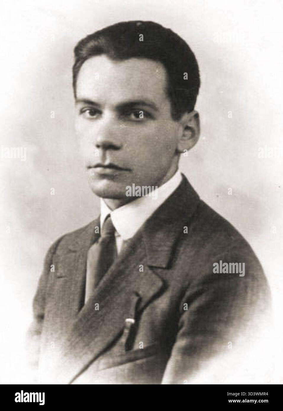 Wladyslaw Sebyla, auch bekannt als Wadysaw Sebya, war ein polnischer Dichter, der 1902 geboren wurde und 1940 starb. Seine Beiträge zur polnischen Lyrik im frühen 20. Jahrhundert haben einen nachhaltigen Einfluss. Stockfoto