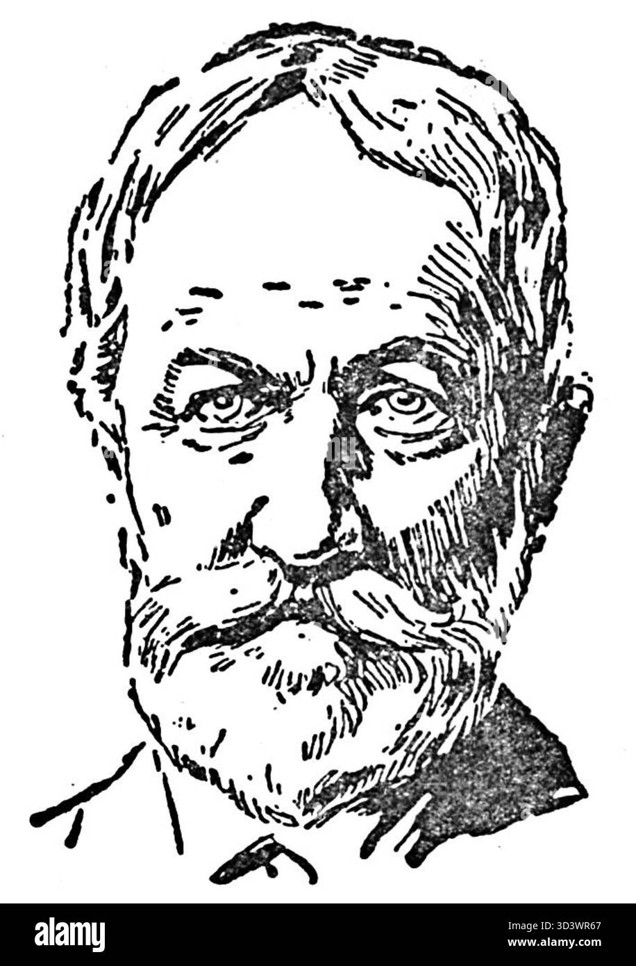 Ein Porträt von Maurycy Jókai, einer bekannten ungarischen Schriftstellerin, aufgenommen um 1926. Jókai war bekannt für seine literarischen Werke und Beiträge zur ungarischen Kultur. Stockfoto