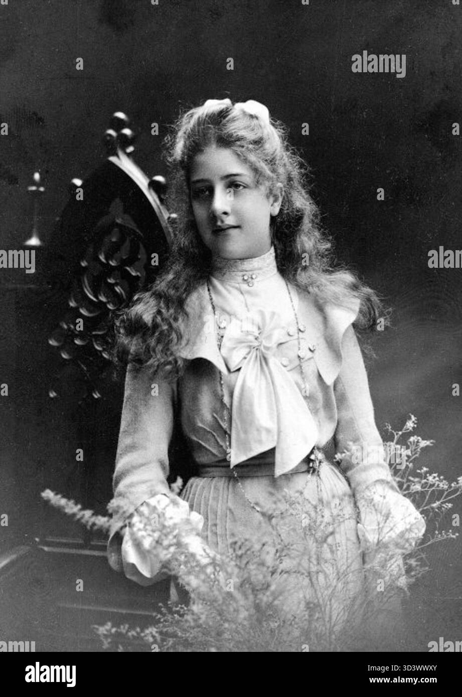 Mercedes Jellinek im Alter von 15 Jahren. Stockfoto