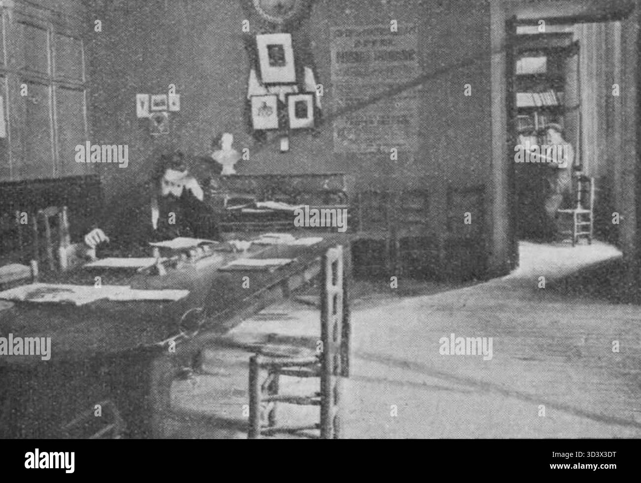 Die Büros der Action francaise in Toulouse, die 1924 im Almanach de l’Action Francaise hervorgehoben wurden, waren ein weiterer wichtiger Ort für die nationalistische Bewegung im Frankreich des frühen 20. Jahrhunderts. Stockfoto