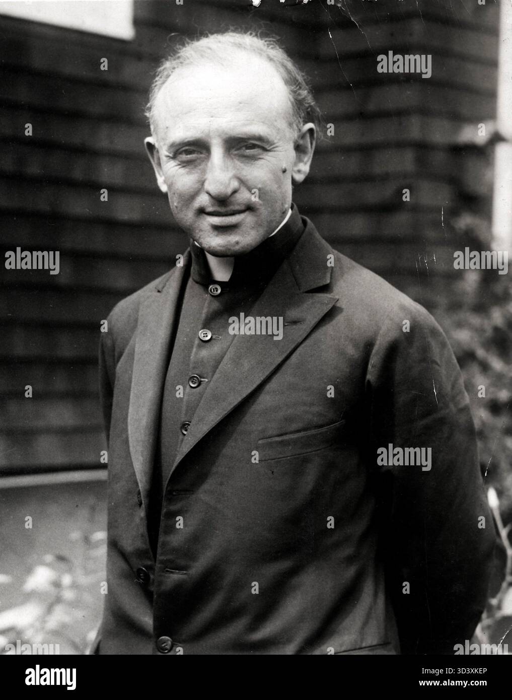 1926 brachen in Mexiko schwere Unruhen zwischen Kirche und Staat aus. Der päpstliche Nuntius (Name unbekannt) wurde wegen seiner Haltung in dieser Angelegenheit aus dem Land ausgewiesen. Stockfoto