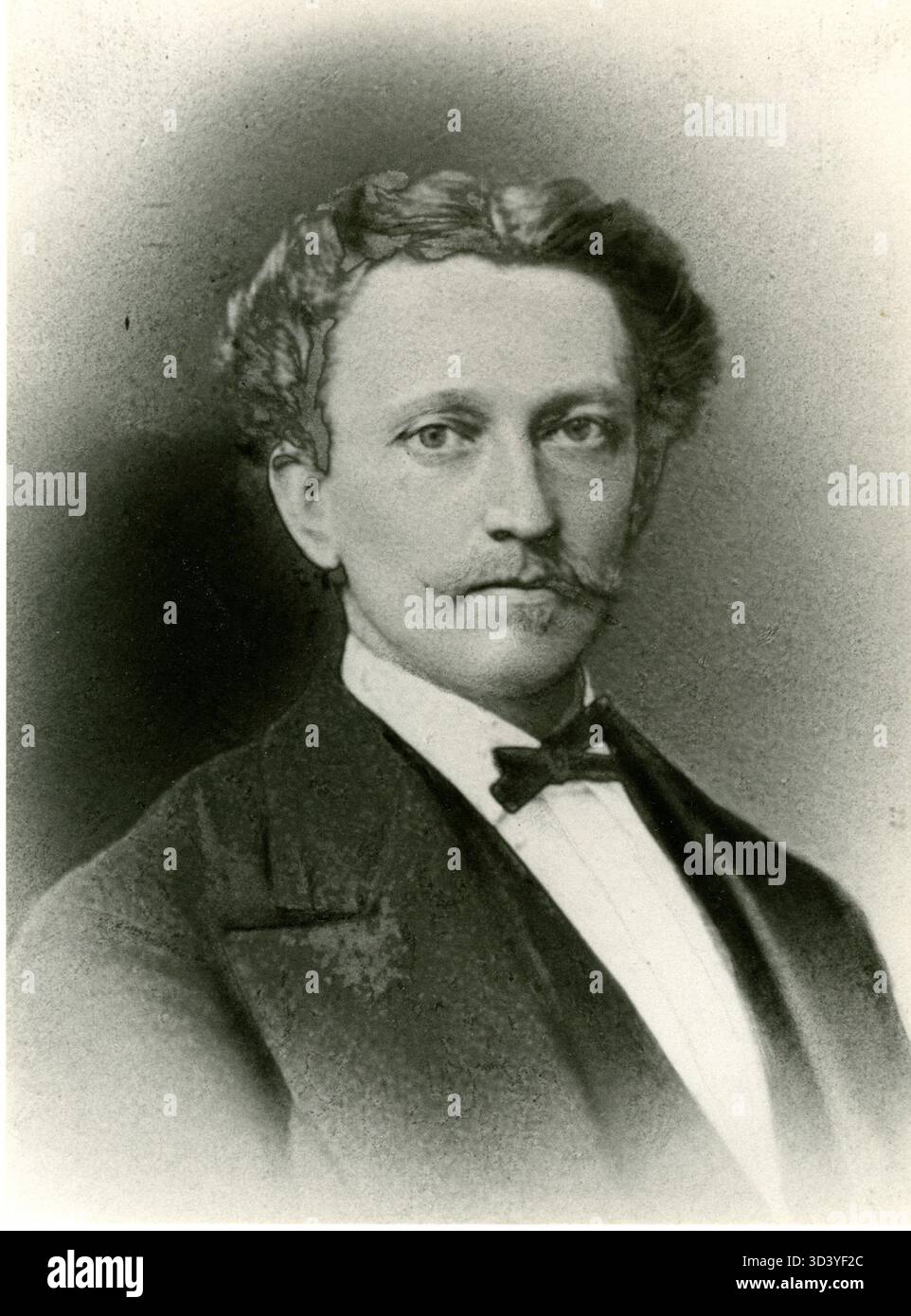 Albertus Petrus Termeulen, ein niederländischer Politiker und Bürgermeister von Bellingwolde und Wedde, ist in diesem Porträt von 1885 bis 1895 zu sehen. Von 1891 bis 1895 war er Bürgermeister. Stockfoto