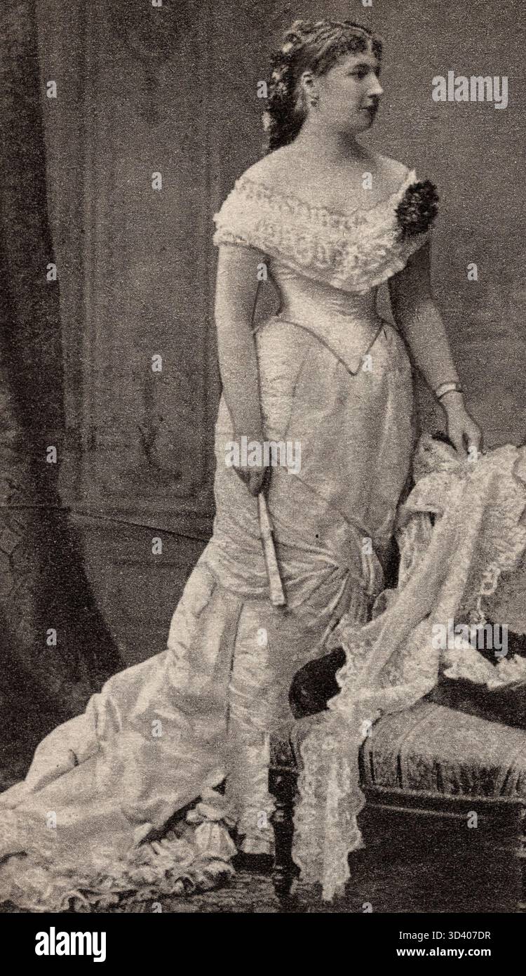 Prinzessin Louise von Belgien, die älteste Tochter Leopolds II. Von Belgien, war mit Prinz Philipp von Sachsen-Coburg-Gotha verheiratet. Ihre unglückliche Ehe endete 1906. Ort und Datum unbekannt. Stockfoto
