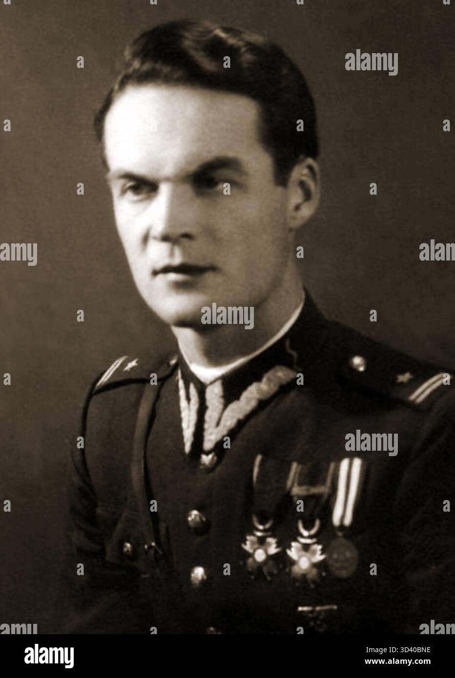 Marian Orlik (1916–1952) war ein polnischer Oberstleutnant der Armee, der während des Zweiten Weltkriegs zu den militärischen Bemühungen Polens beitrug. Stockfoto