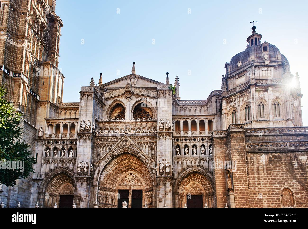 Primatenkathedrale der Heiligen Maria von Toledo, allgemein bekannt als Kathedrale von Toledo, in Toledo, Spanien, Europa Stockfoto