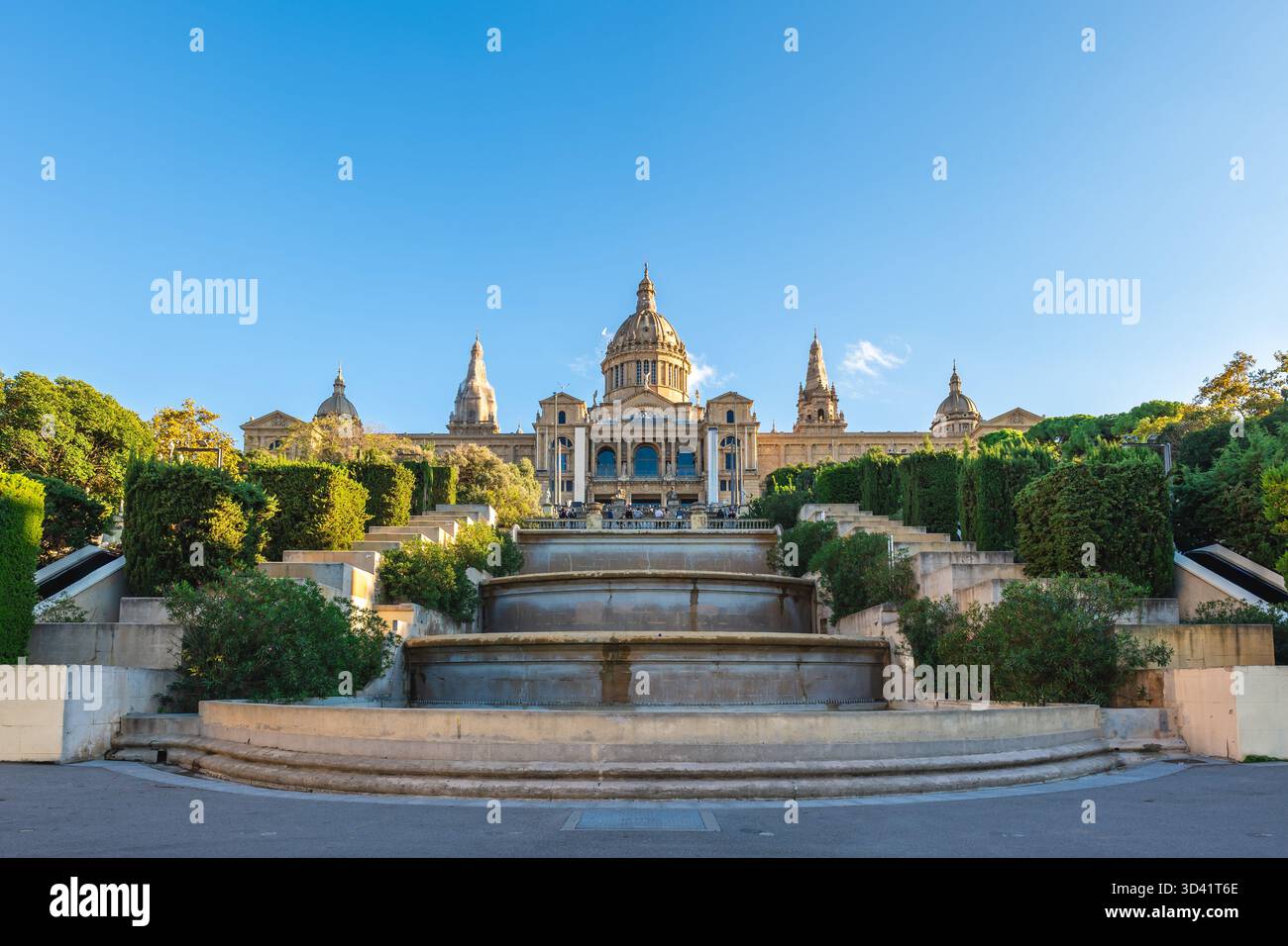 Nationales Kunstmuseum von Katalonien in Barcelona, Katalonien, Spanien Stockfoto