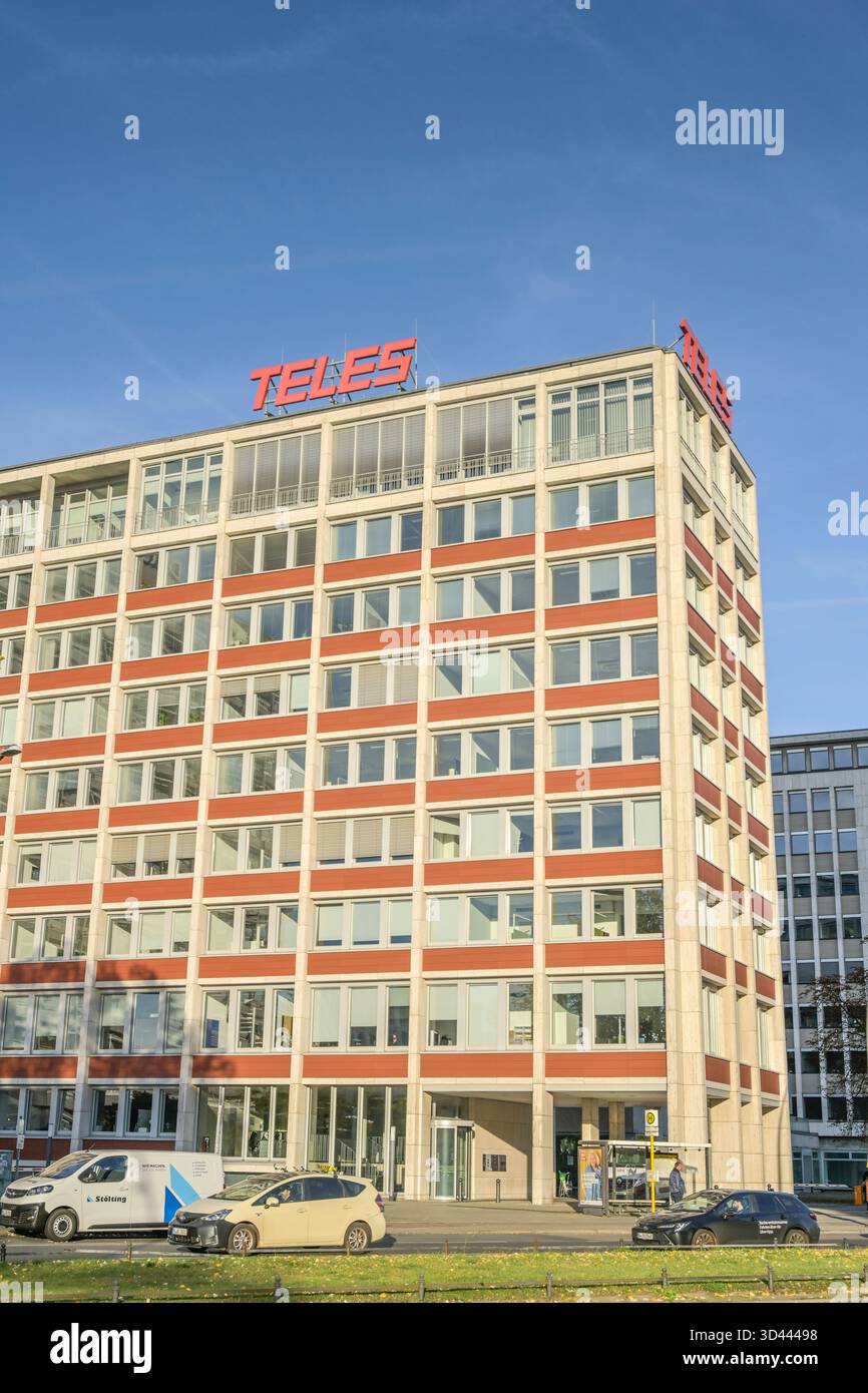 Teles-Hochhaus, Ernst-Reuter-Platz, Charlottenburg, Berlin, Deutschland *** Teles Hochhaus, Ernst-Reuter-Platz, Charlottenburg, Berlin, Deutschland Stockfoto