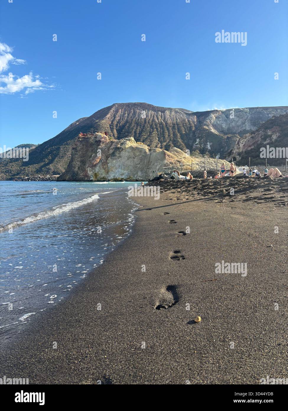 Insel Vulcano Stockfoto
