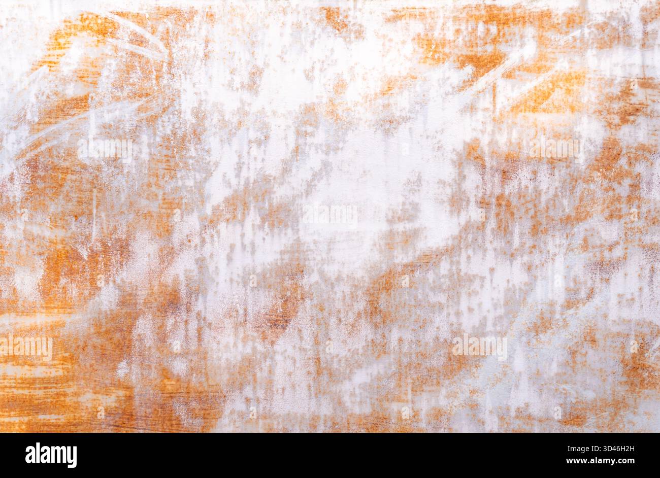 Rost schmutzige Metallwand oder -Platte wird als alte Metallhintergrundstruktur verwendet. Stockfoto