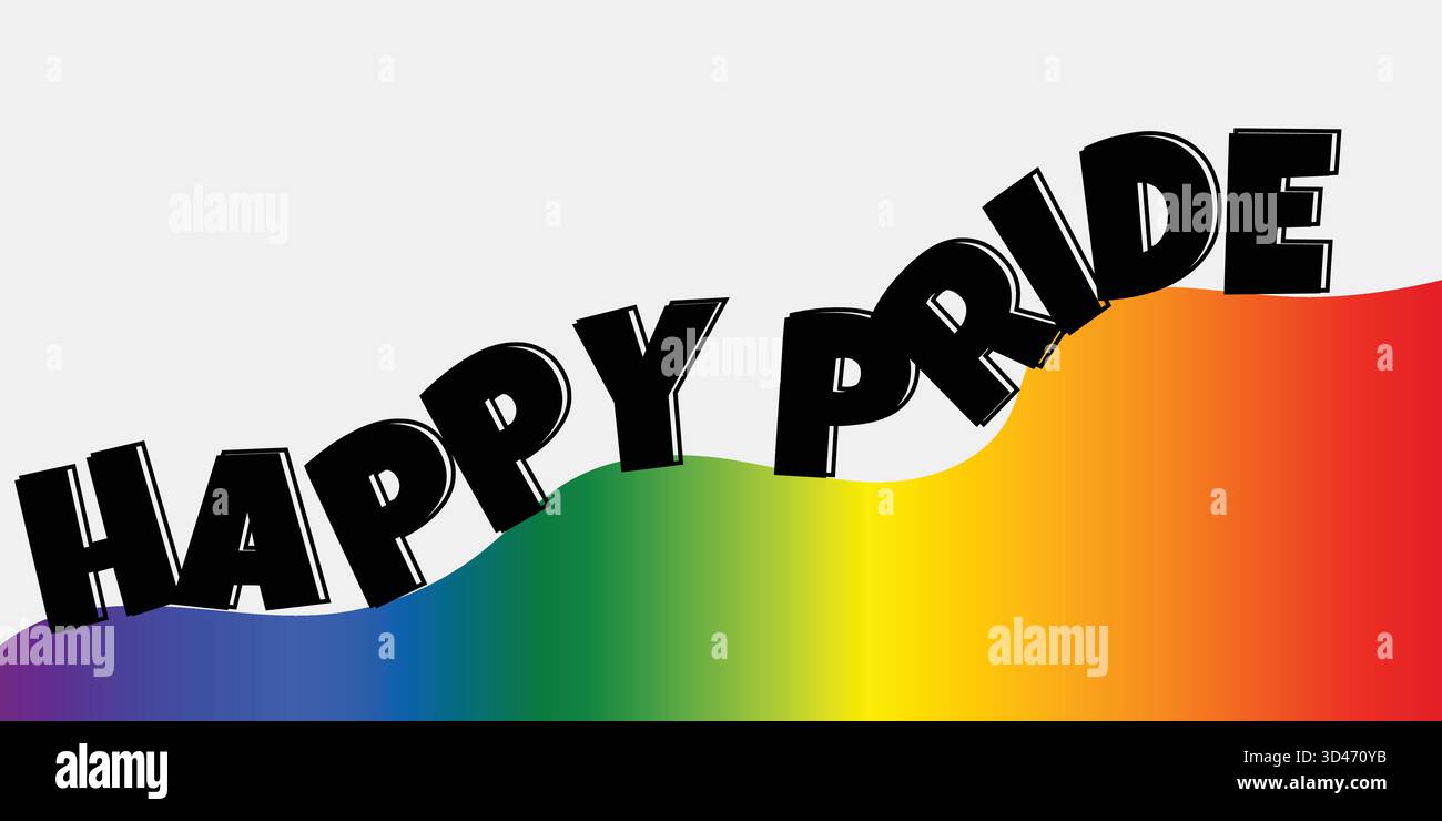 Artwork-Vorlage mit Regenbogenhintergrund, EPS 10 Stock Vektor