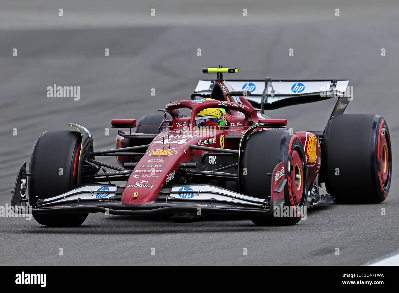 Sao Poulo, Brasilien. November 2025. Lewis Hamilton (GBR) Scuderia Ferrari SF-25 während des Qualifikationstags des Formel 1 Grand Prix von Brasilien im Autodromo Jose Carlos Pace Credit: Action Plus Sports/Alamy Live News Stockfoto