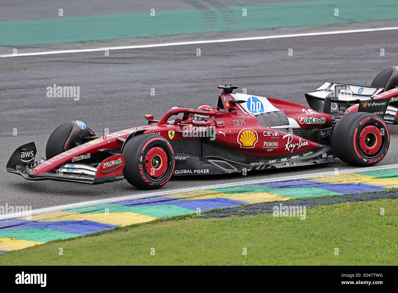 Sao Poulo, Brasilien. November 2025. Charles Leclerc (MON) Scuderia Ferrari SF-25 während des Sprint-Rennens des F1 Grand Prix von Brasilien im Autodromo Jose Carlos Pace Credit: Action Plus Sports/Alamy Live News Stockfoto