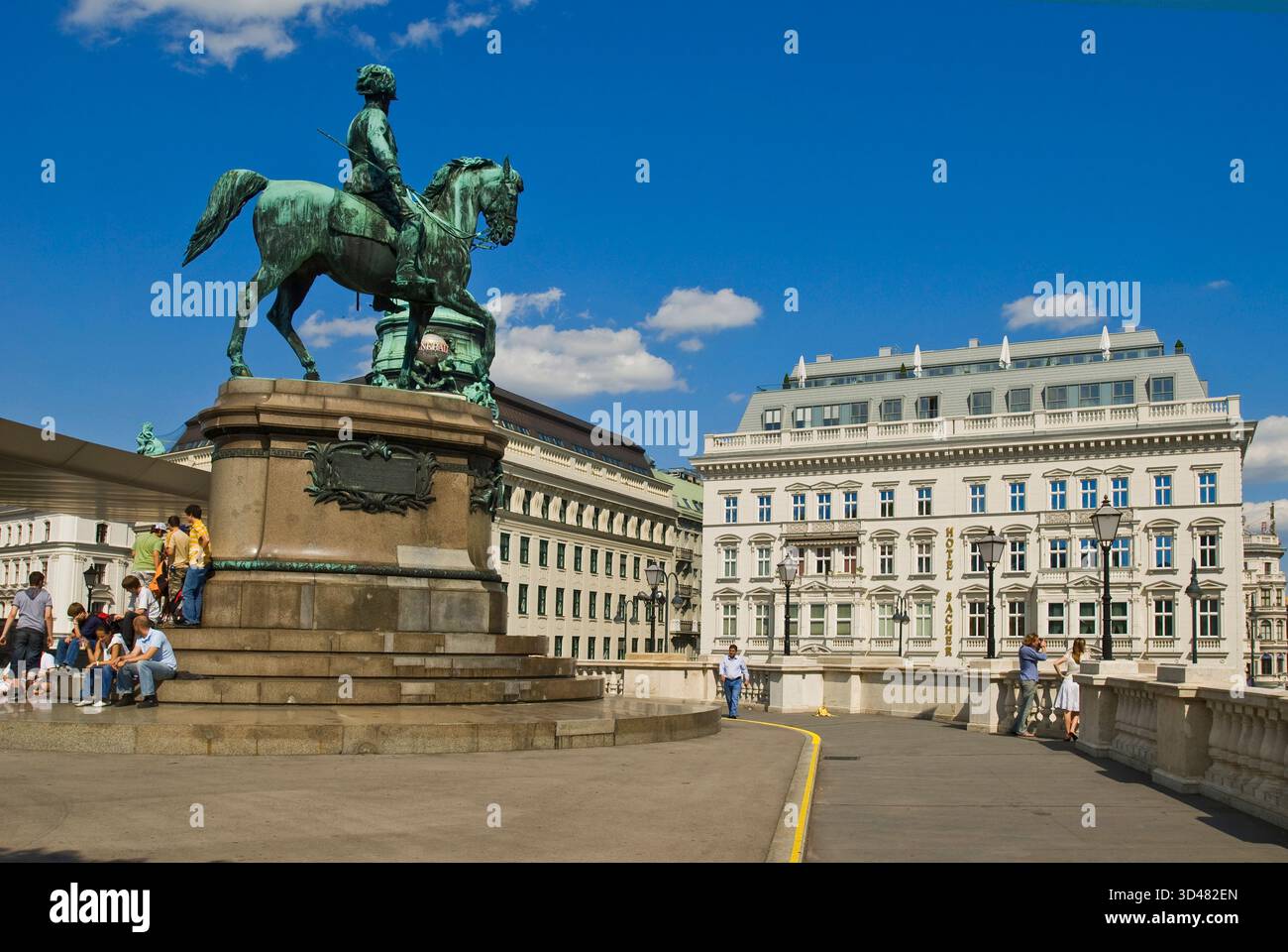Hotel Sacher, Wien, Österreich Stockfoto