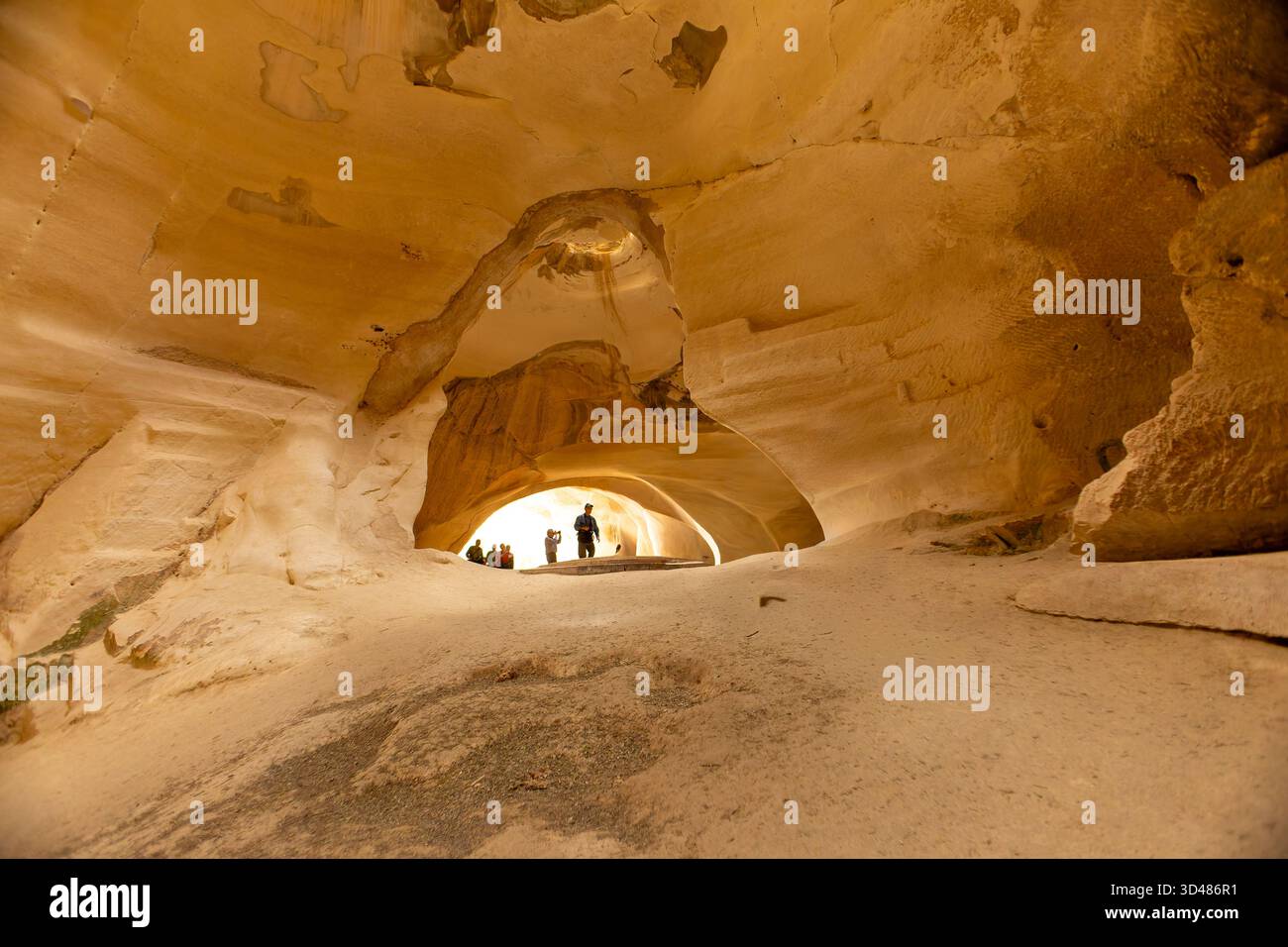 Beit Guvrin-Maresha Nationalpark „Glockenhöhle“ im Beit Guvrin Nationalpark Stockfoto