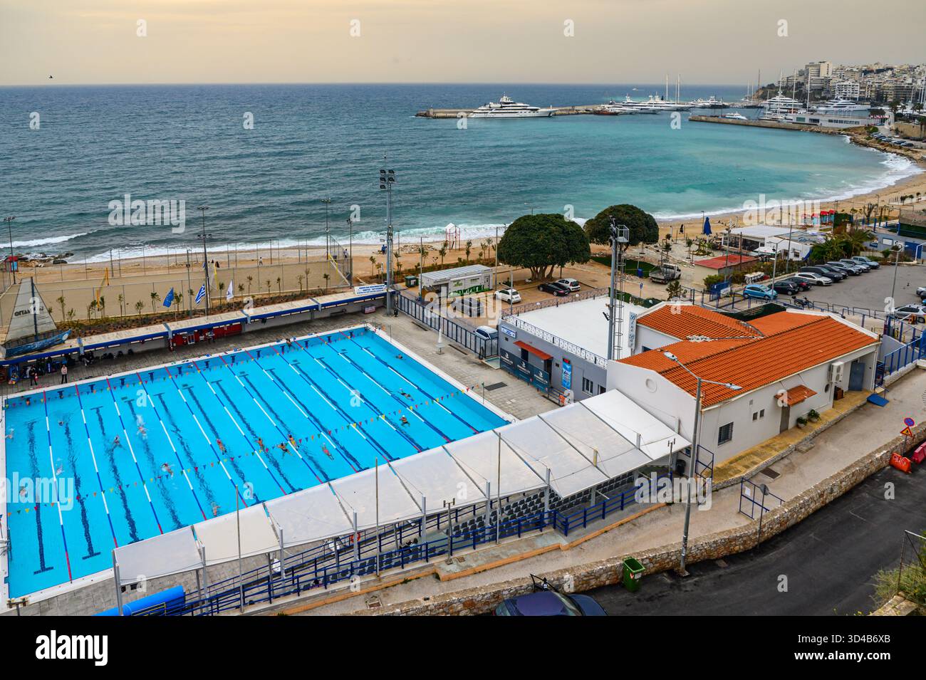 Pireus W Słoneczny dzień Stockfoto