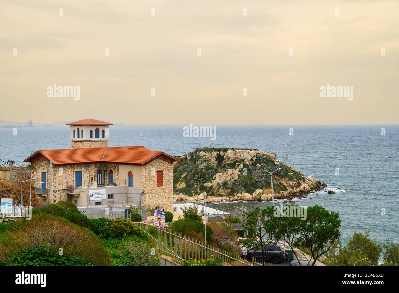 Pireus W Słoneczny dzień Stockfoto