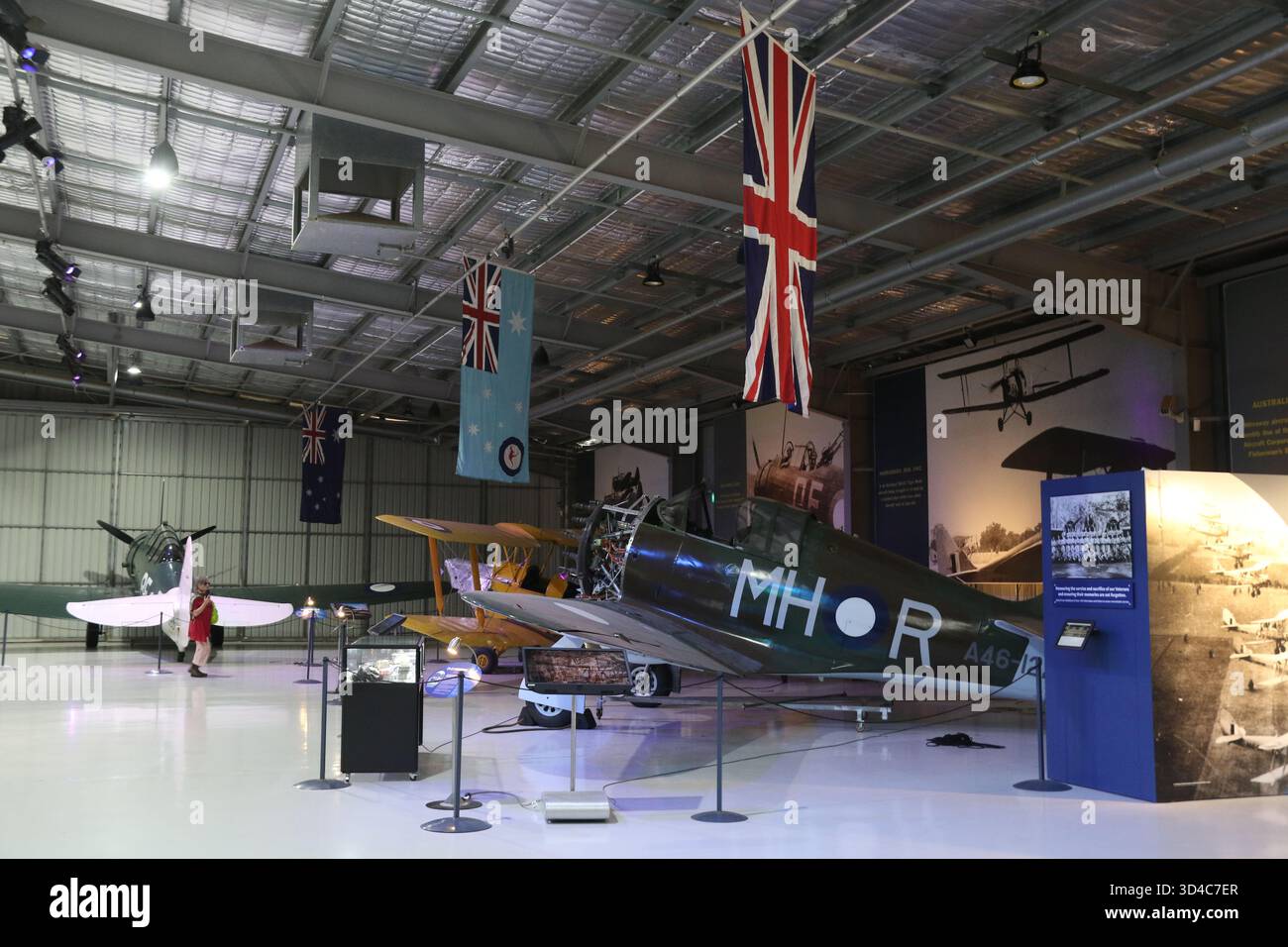 Temora, NSW, Australien. November 2025. Das Temora Aviation Museum bietet vom 2. September bis 20. November 2025 freien Eintritt, um 80 Jahre seit Ende des Zweiten Weltkriegs zu feiern. Das 1999 gegründete Temora Aviation Museum zeigt eine der weltweit besten Sammlungen fliegender historischer Flugzeuge. Im Bild: CA-13 Boomerang. Kredit: Carrot/Alamy Live News Stockfoto