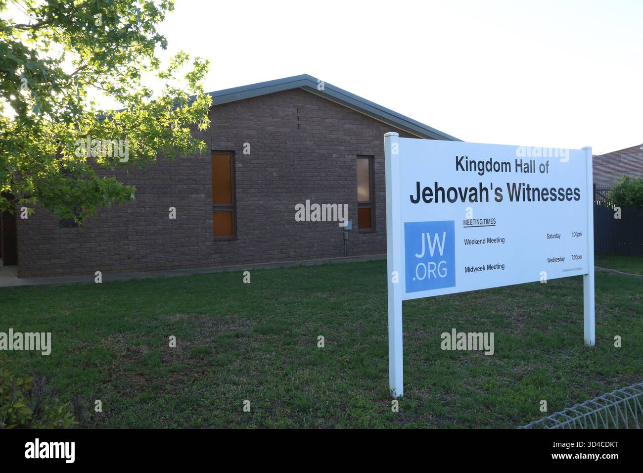 Temora, NSW, Australien. November 2025. Königssaal der Zeugen Jehovas, 96 Hoskins St, Temora NSW 2666. Quelle: Richard Milnes/Alamy Stockfoto