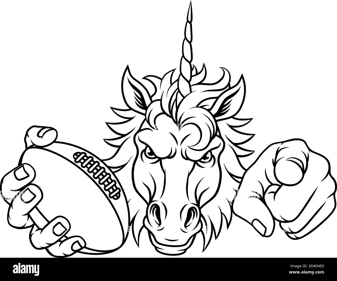 Pferdesportmaskottchen 2025 Punkt Uni A14 set1-67 Stock Vektor