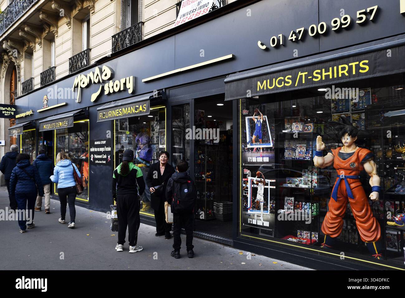 Manga Story Manga Store in Paris - Frankreich Stockfoto