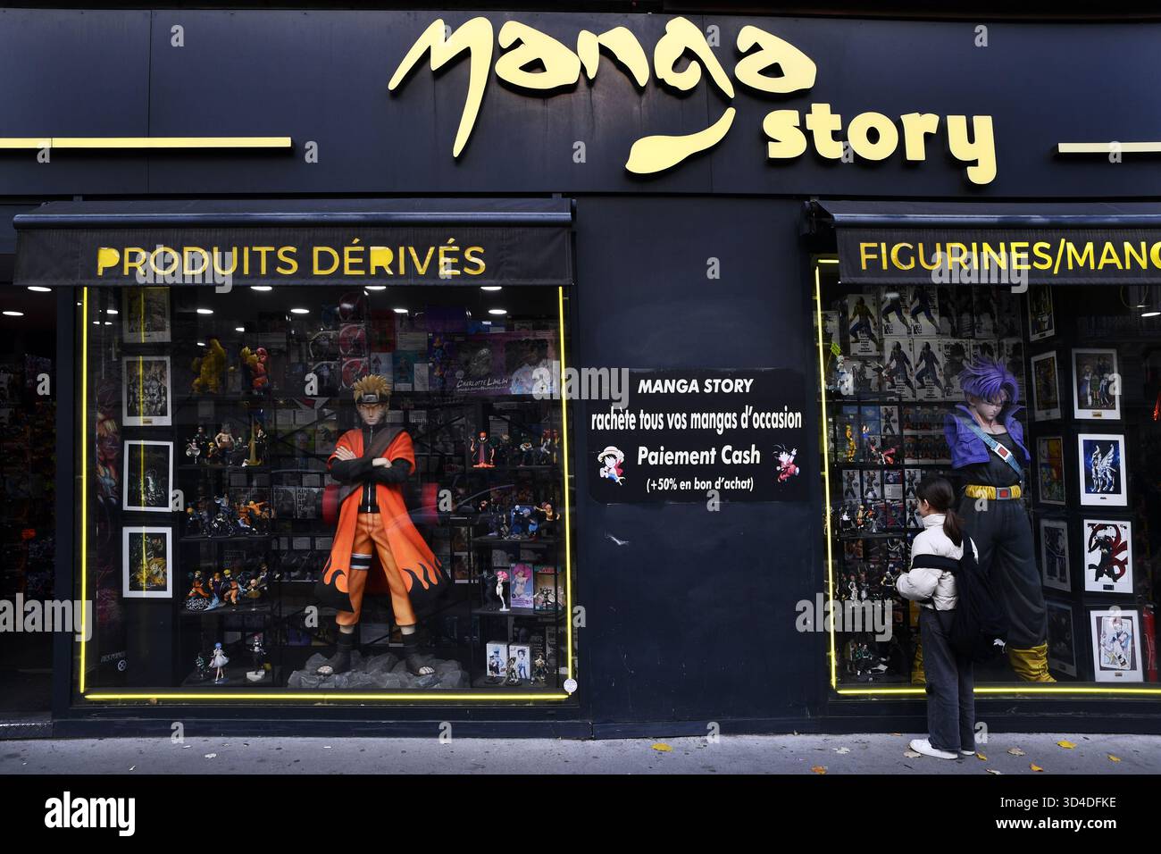 Manga Story Manga Store in Paris - Frankreich Stockfoto