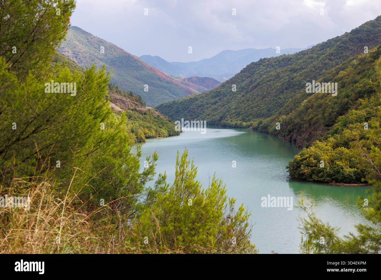 Albanien Landschaft, Canyon Stockfoto