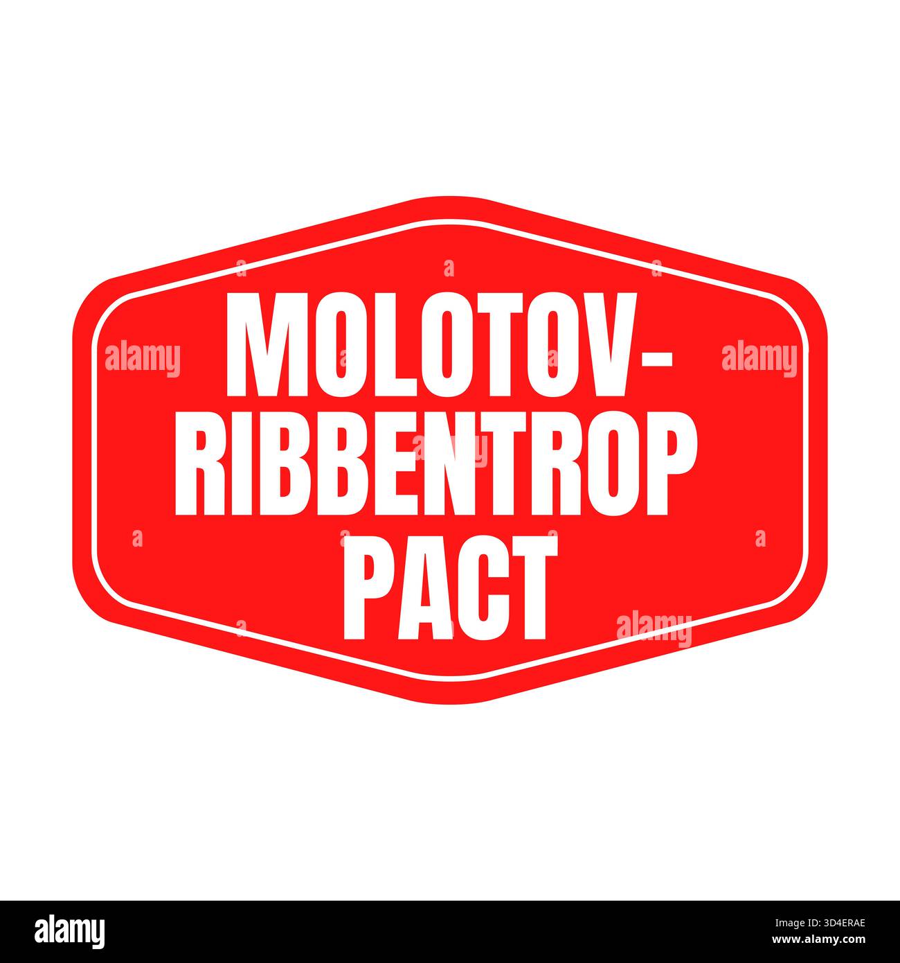 Molotov Ribbentrop-Pakt unterzeichnet Stockfoto