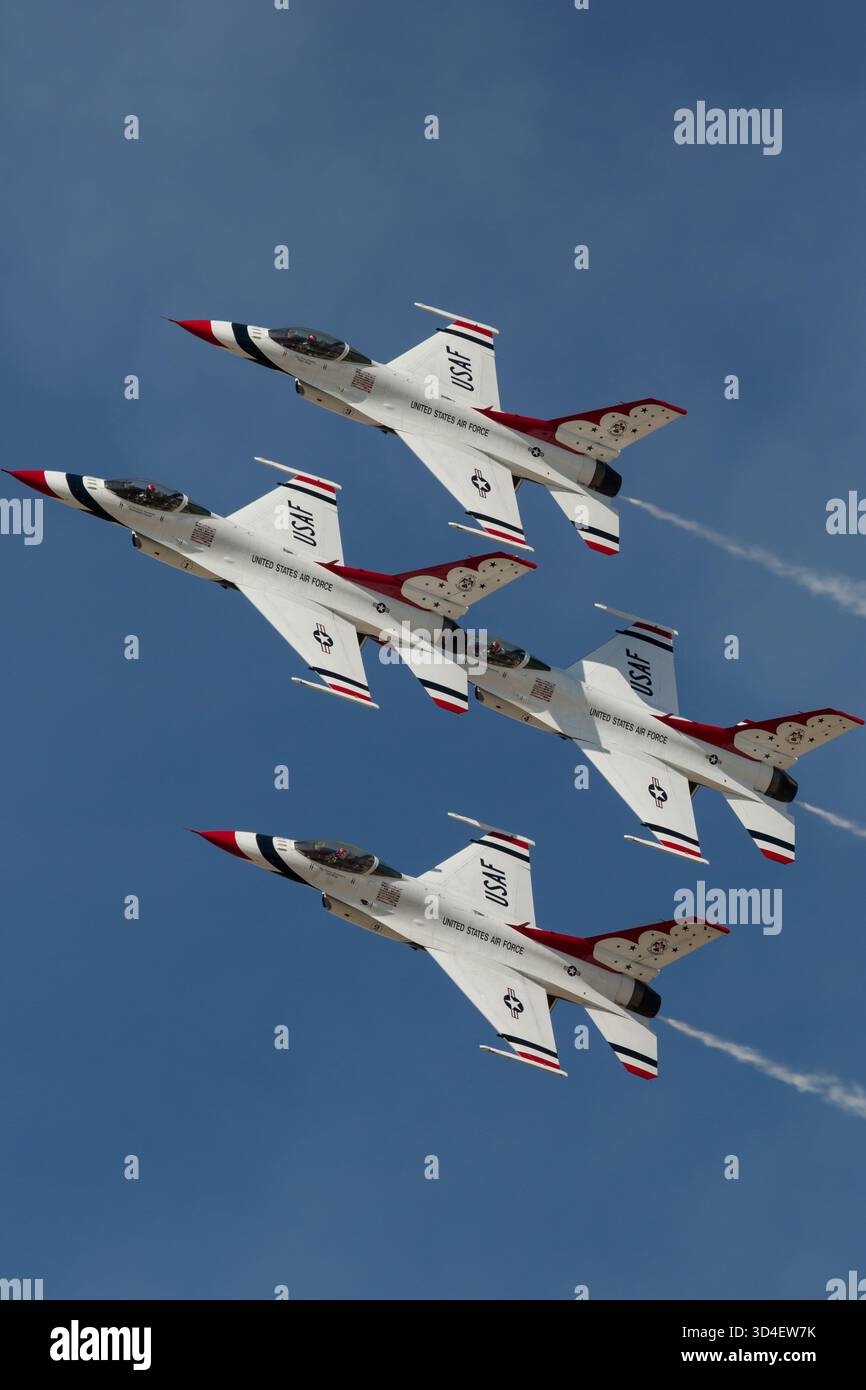 USAF Thunderbirds Diamond Formation Stockfoto