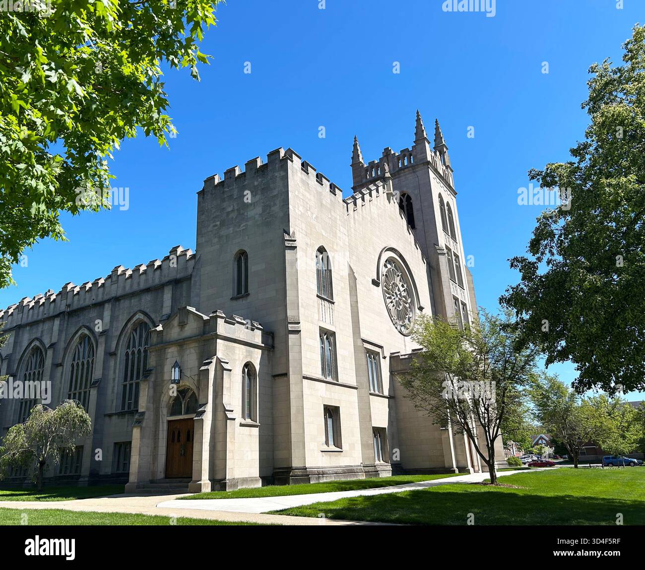 Dimnent Memorial Chapel auf dem Campus des Hope College. Westliches Theologisches Seminar in Holland, Michigan Stockfoto