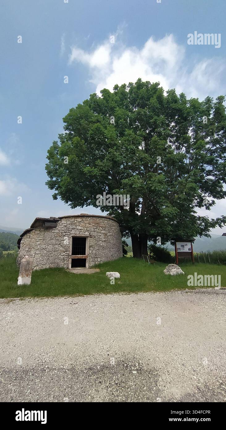 Bosco Chiesanuova Stadt in Verona, Italien Stockfoto
