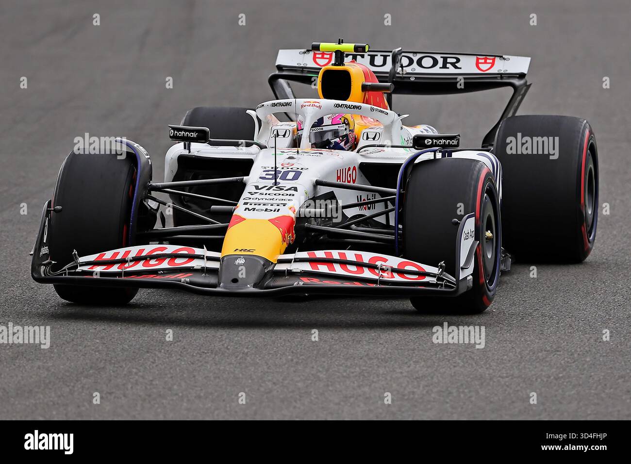 Sao Paulo, Brasilien. November 2025. Liam Lawson (NZL) Visa Cash App RB Formel-1-Team VCARB 02 Honda während des Formel-1-Wettbewerbs in Brasilien beim Autodromo Jose Carlos Pace am 9. November 2025 in Sao Paulo, Brasilien. Foto: Heuler Andrey/DiaEsportivo/Alamy Live News Credit: DiaEsportivo/Alamy Live News Stockfoto