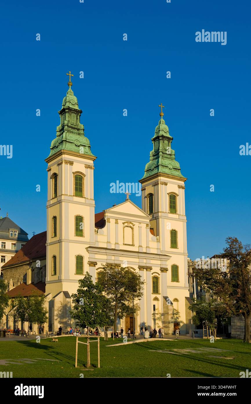 Ungarn. Budapest. Kirche des Zentrums Stockfoto