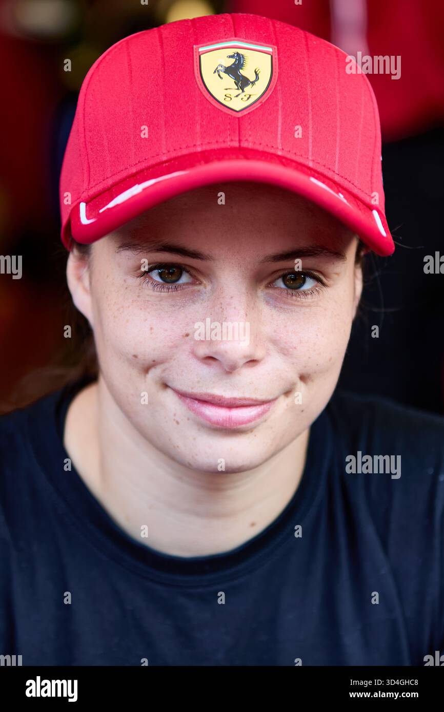 Lilou WADOUX (FRA) für RICHARD MILLE AF CORSE (ITA) in einem Ferrari 296 LMGT3 während der European Le Mans Series, 4 STUNDEN VON Portimão, Portugal, 18. Oktober Stockfoto
