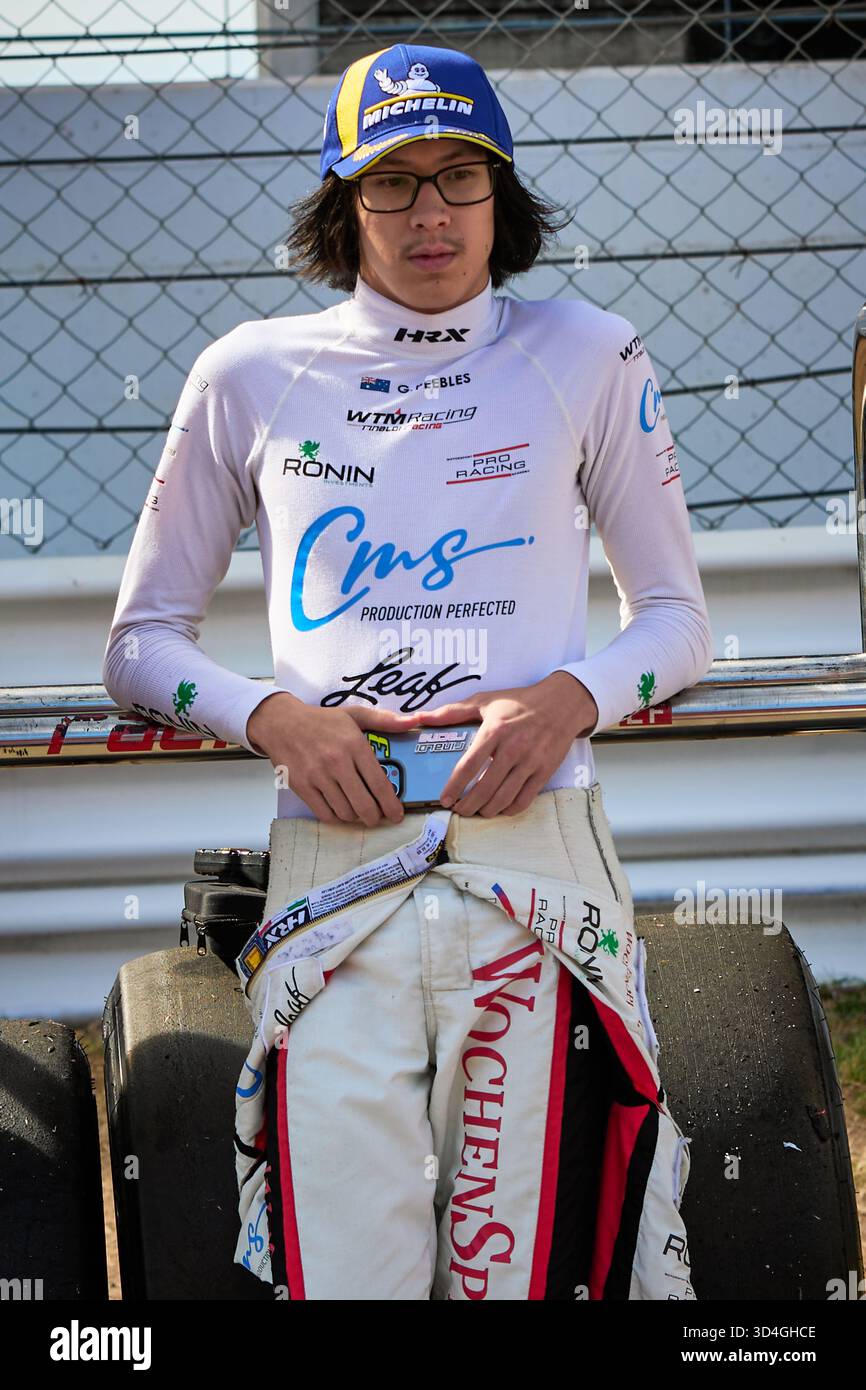 Griffin PEEBLES (AUZ) für WTM VON RINALDI RACING (ITA) in einem Duqueine D09 - Toyota während der European Le Mans Series, 4 STUNDEN VON Portimão, Portugal, 18 Stockfoto