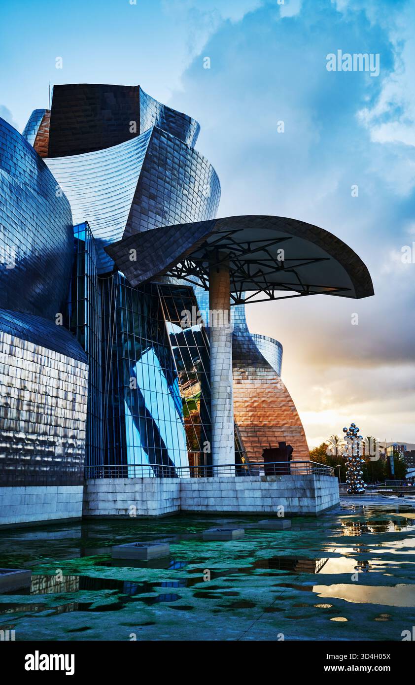 Das Guggenheim Museum in Bilbao, Spanien, Europa Stockfoto