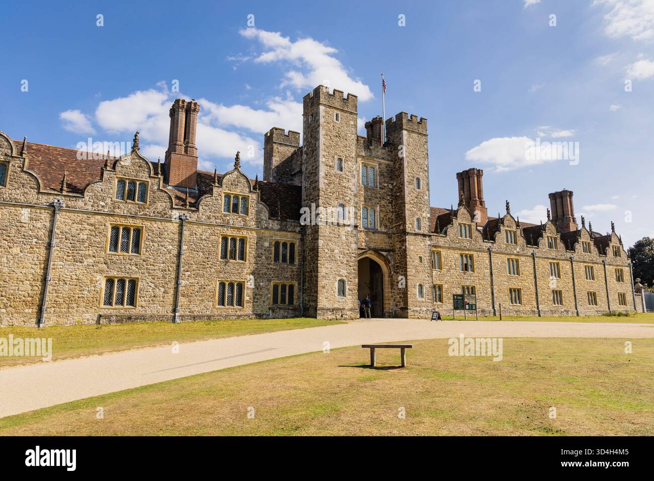 Äußere von Knole House, Sevenoaks, Kent, England Stockfoto