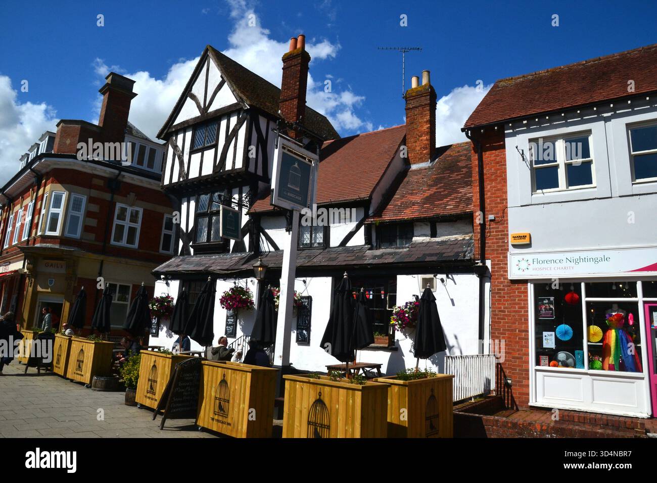 Das Birdcage Public House, Thame, Großbritannien Stockfoto