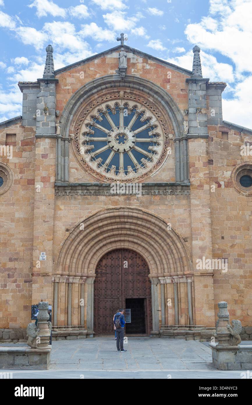 Kirche San Pedro, romanische Kirche in Avila, Kastilien und Leon, Spanien Stockfoto