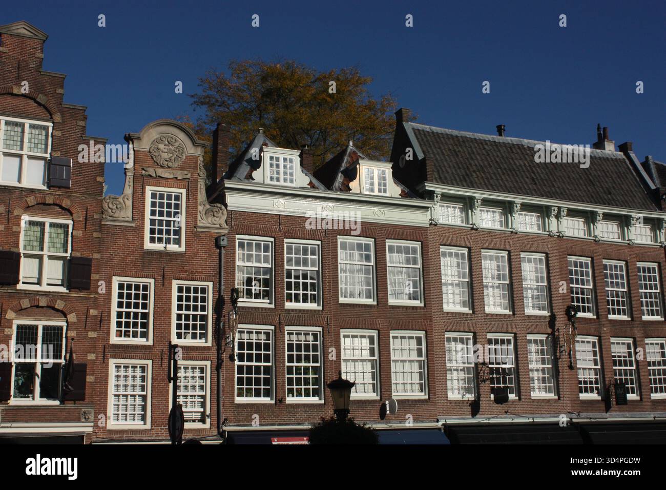 Gebäude in der Servetstraat im Zentrum von Utrecht, Niederlande Stockfoto