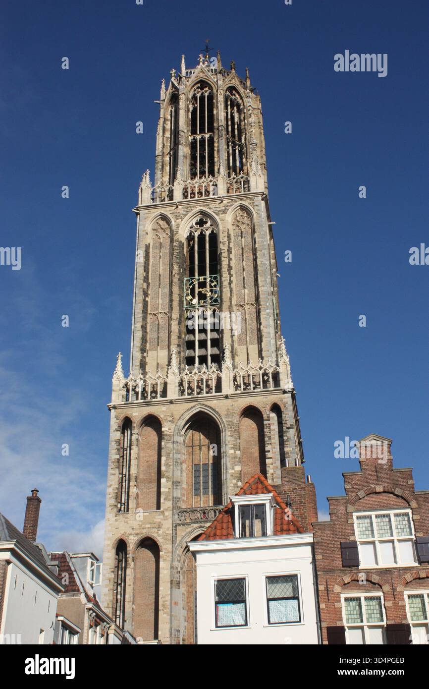 Die Domtoren im Zentrum von Utrecht, Niederlande Stockfoto