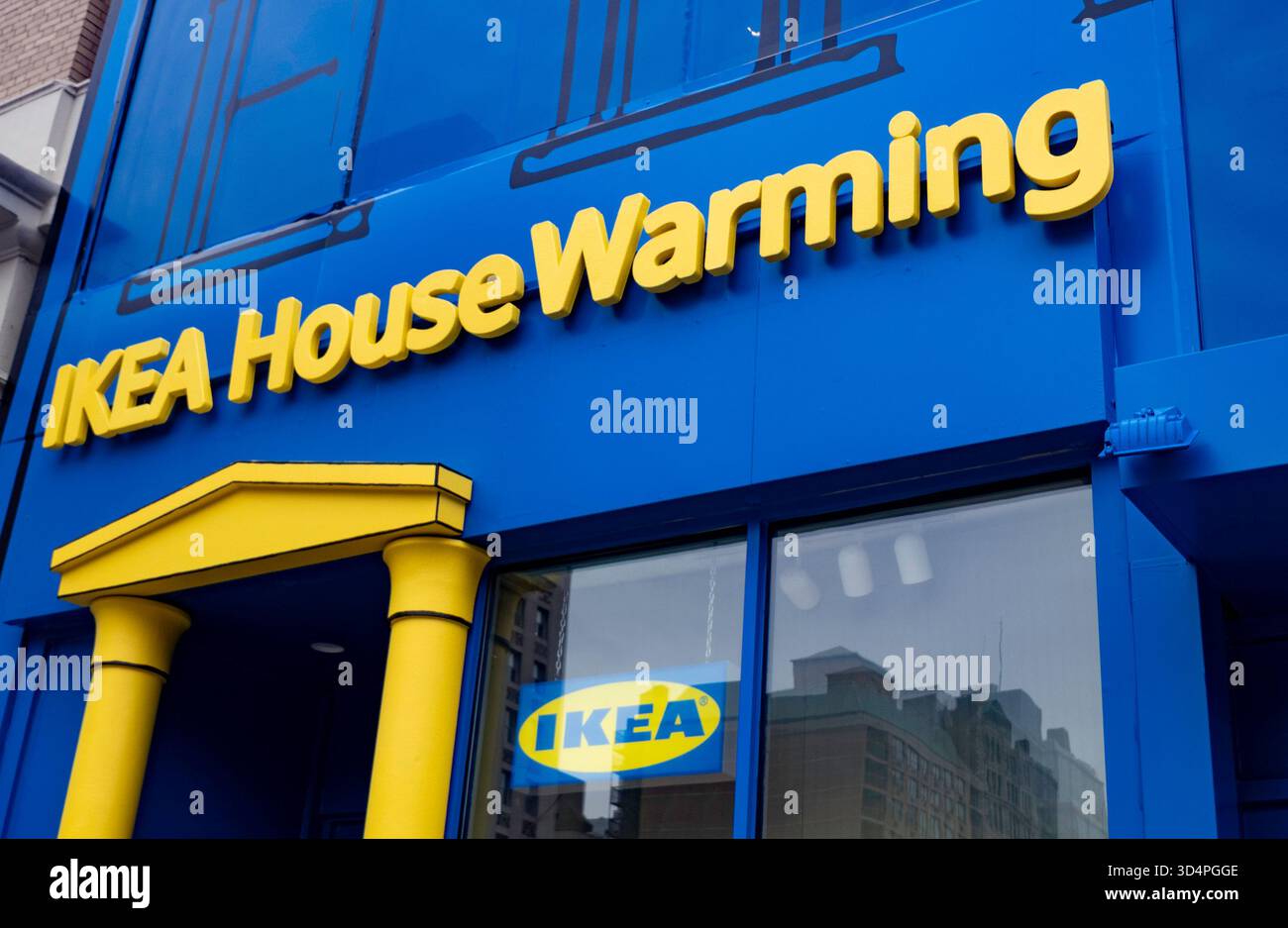 IKEA House Warming in Union Square ist ein Pop-up-Store für Koch- und Esswaren, New York City, USA 2025 Stockfoto