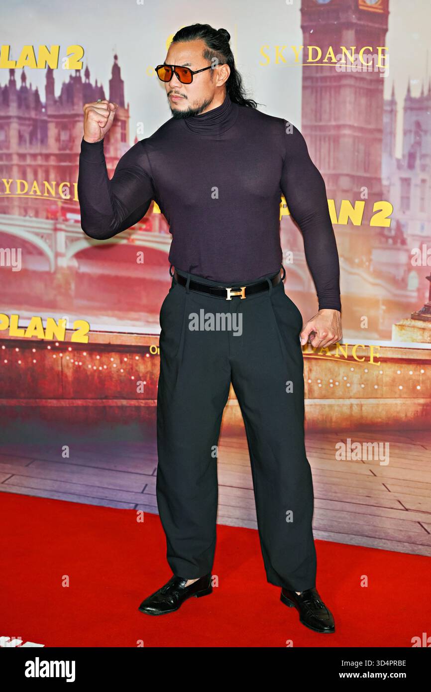 London, Großbritannien. November 2025. Quang Luong bei der Family Plan 2 World Premiere, London, Großbritannien. (Foto von 李世惠/siehe Li/Picture Capital) Credit: Siehe Li/Picture Capital/Alamy Live News Stockfoto