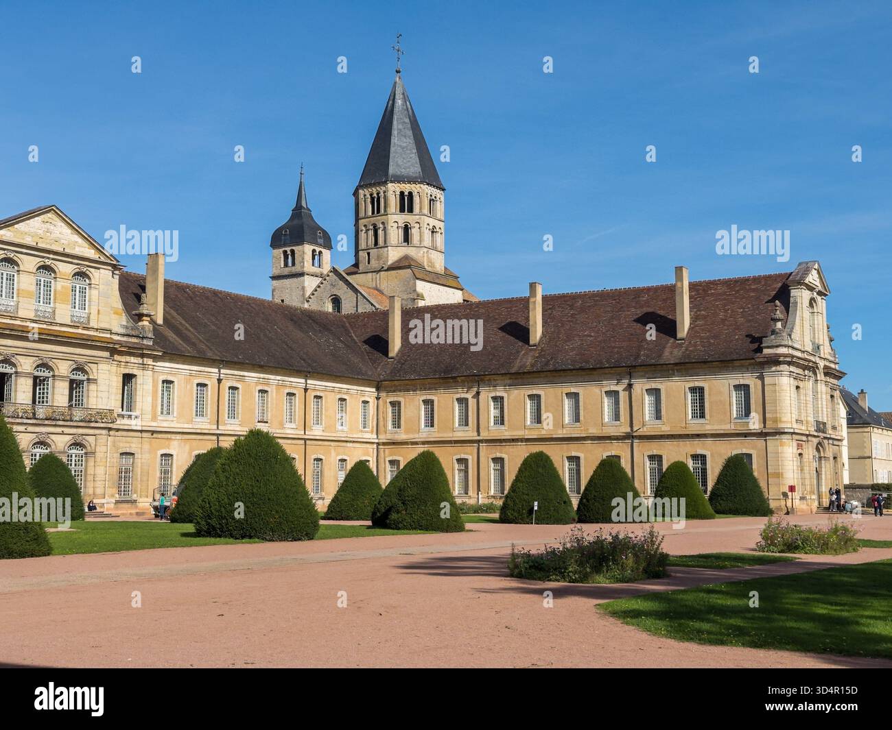 Cluny Abbey, ehemaliges Benediktinerkloster in Cluny, Frankreich. Stockfoto