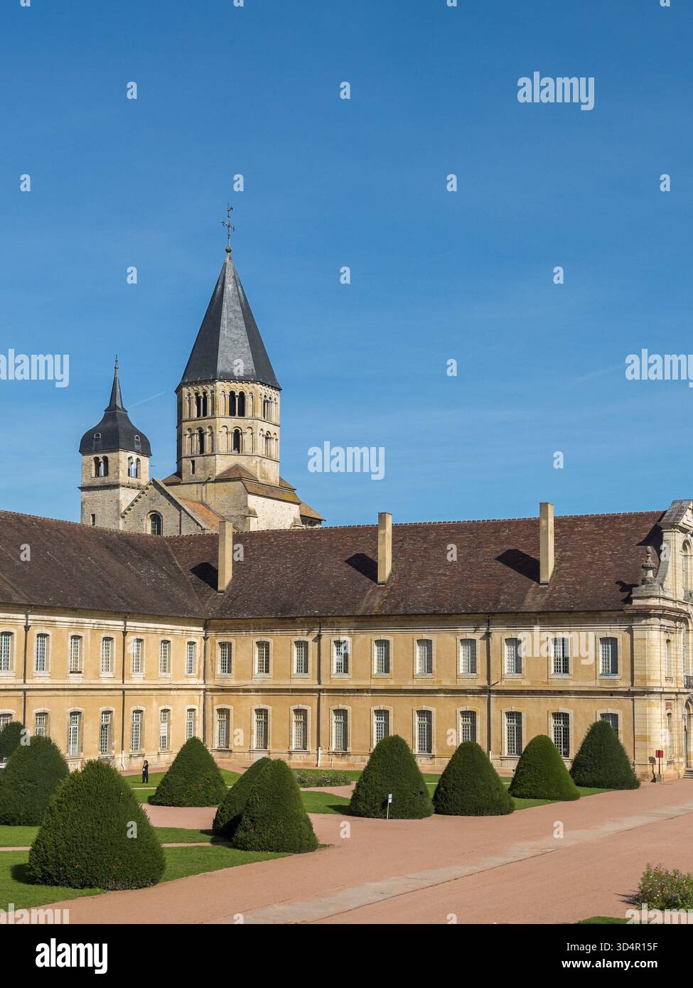 Cluny Abbey, ehemaliges Benediktinerkloster in Cluny, Frankreich. Stockfoto