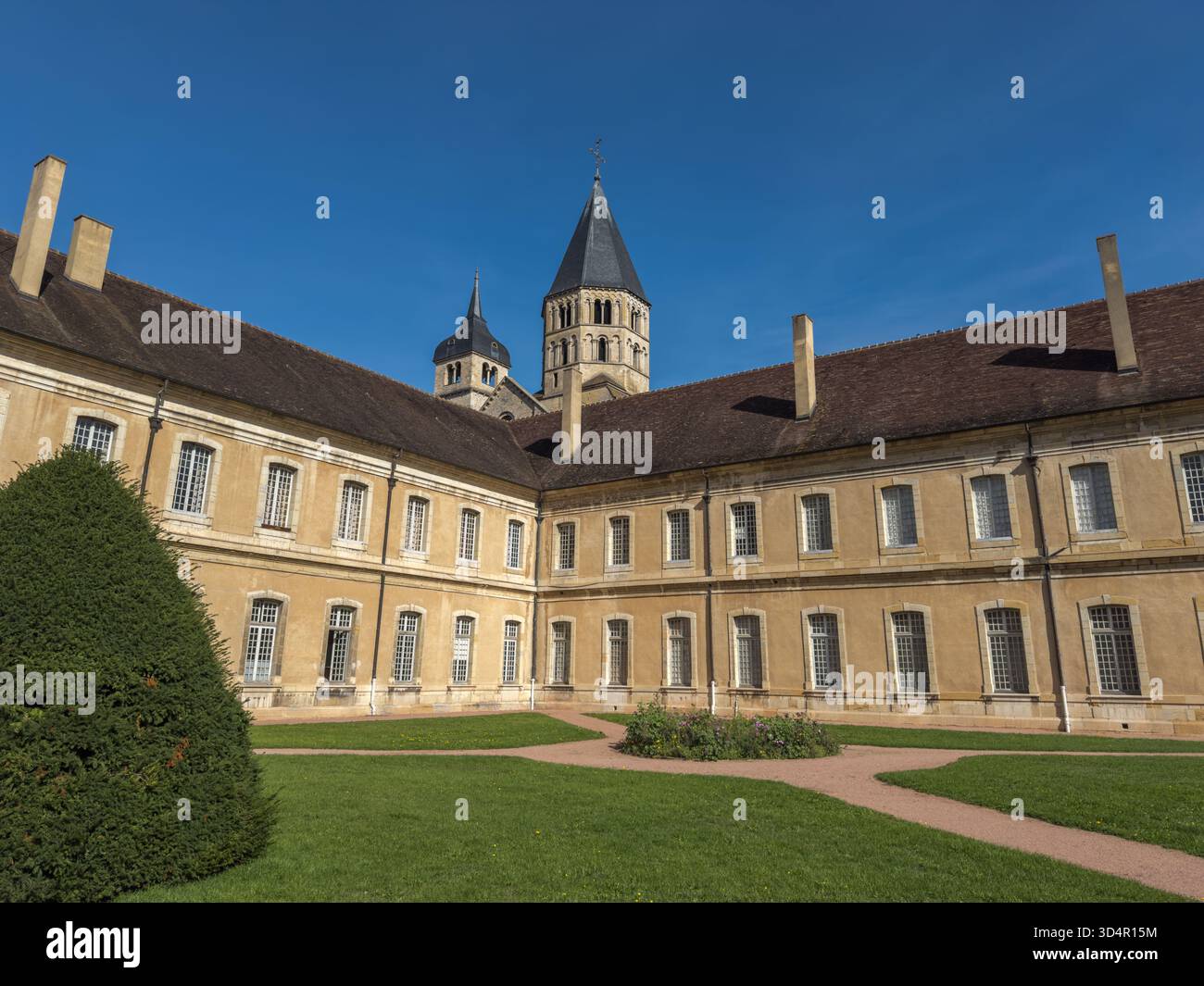 Cluny Abbey, ehemaliges Benediktinerkloster in Cluny, Frankreich. Stockfoto