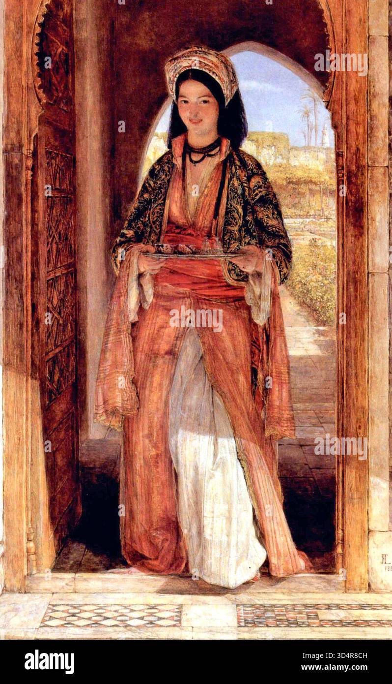 The Coffee Bear: John Frederick Lewis, 1857 Stockfoto