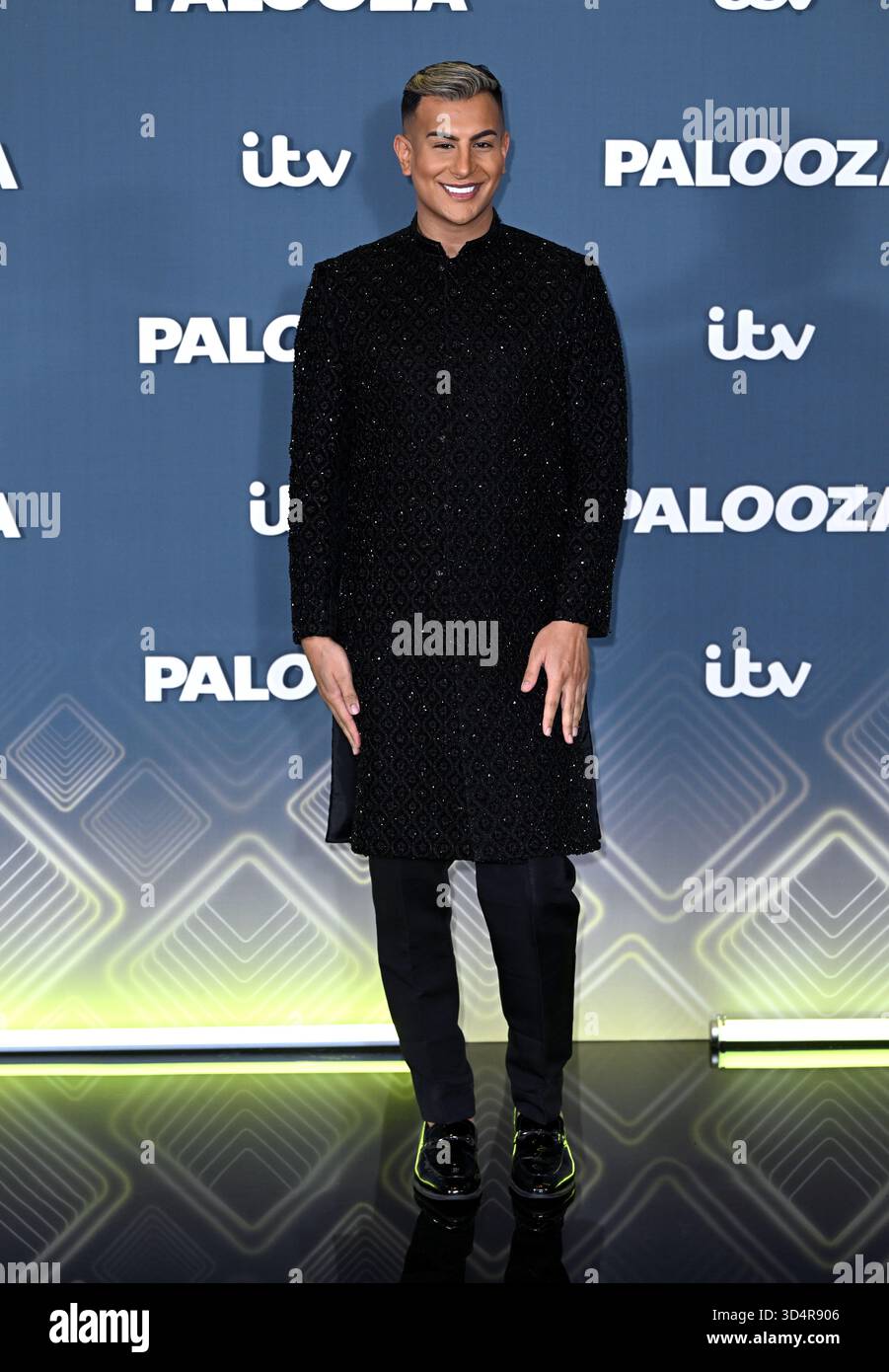 London, Großbritannien. November 2025. Junaid Ahmed besuchte das ITV Palooza 2025, Barbican Centre. Quelle: Doug Peters/EMPICS/Alamy Live News Stockfoto