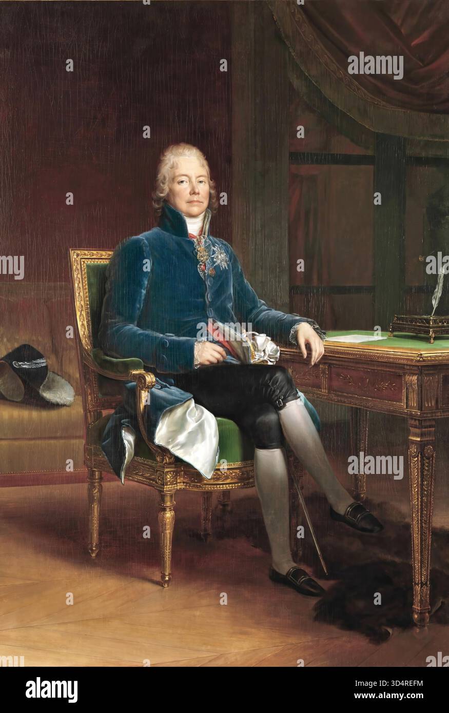 Charles Maurice de Talleyrand Prigord (17541838), Prinz de Bnvent Baron Franois Grard Stock Vektor