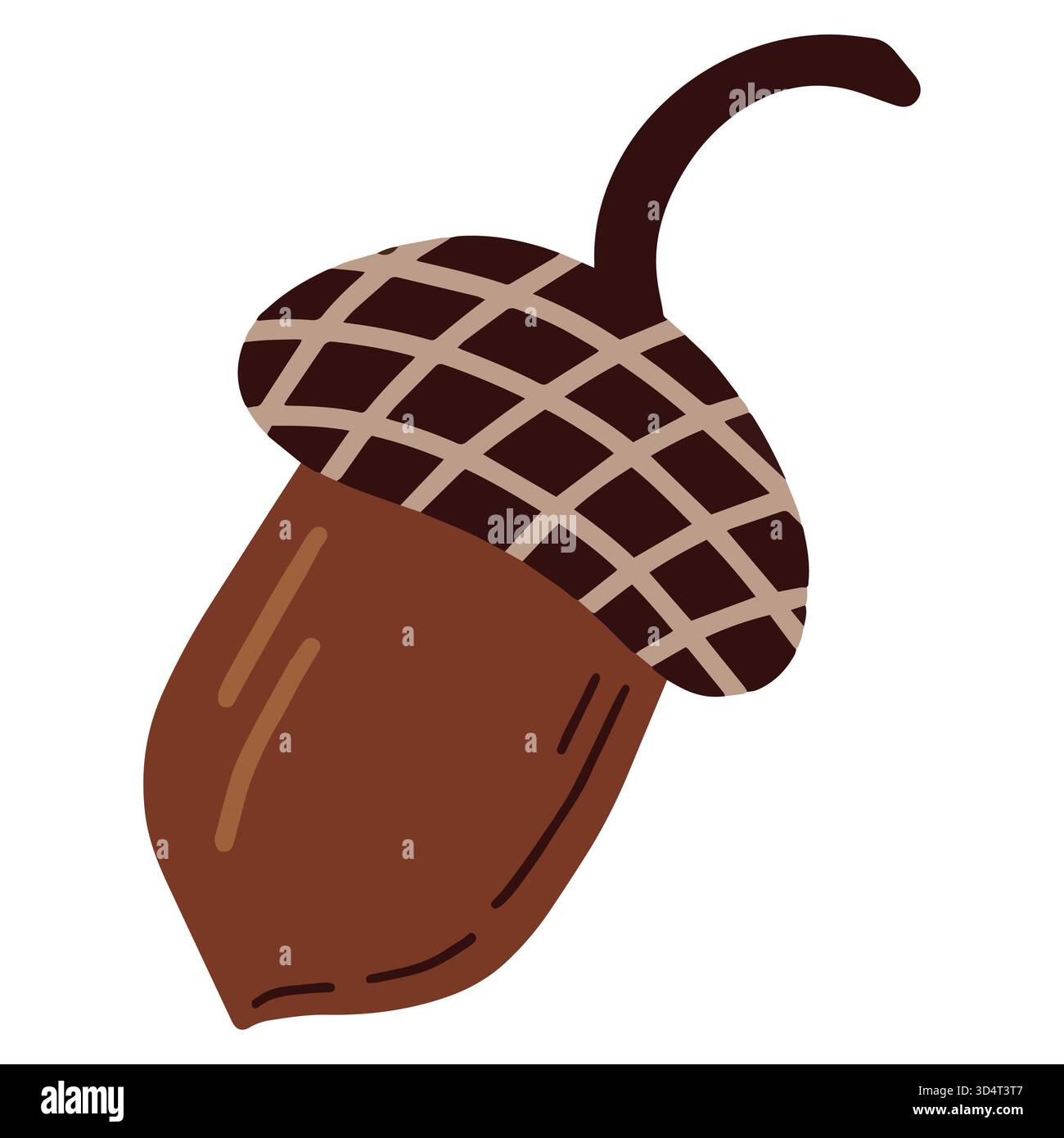 Thanksgiving-Clipart-Flachvektor, geeignet für alle Projekte. Stockfoto